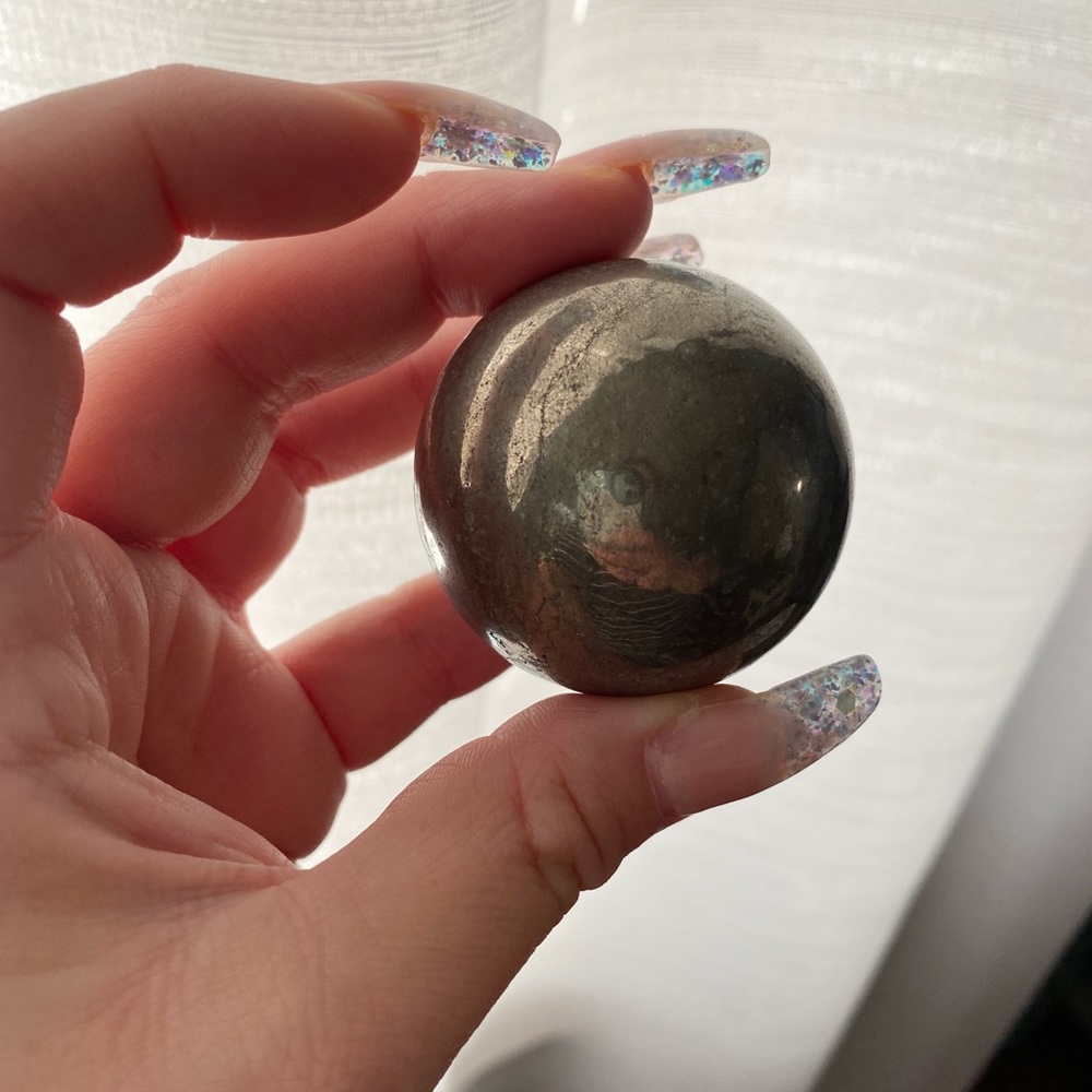 Small pyrite sphere